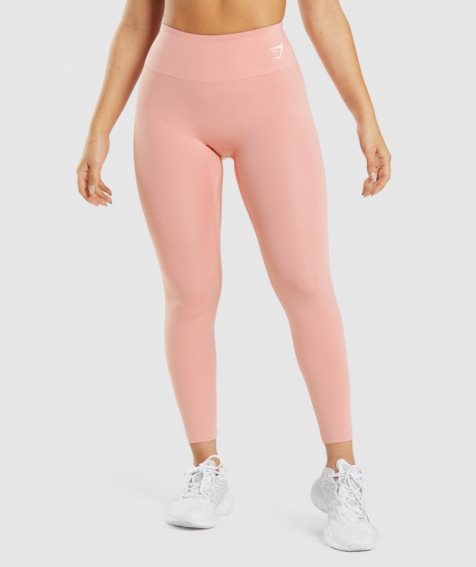 Women's Gymshark Training Leggings Pink | CA N3150A